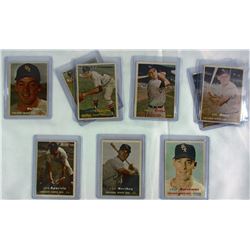 1957 TOPPS BASEBALL; 9- CHICAGO WHITE SOX CARDS