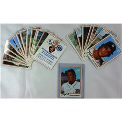 1978 TOPPS BURGER KING DETROIT TIGERS SET
