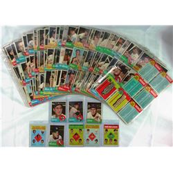 1963 TOPPS BASEBALL CARDS (245) NICE EM+