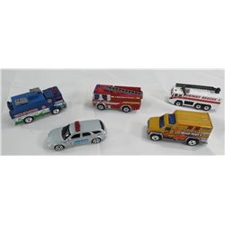 (48) DIE CAST EMERGENCY RESPONSE VEHICLES