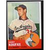 Image 1 : 1963 TOPPS SANDY KOUFAX EM++