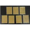 Image 2 : 7 - 1996 22kt GOLD BASEBALL CARDS