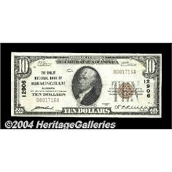 Birmingham, AL - $10 1929 Ty. 1 The Ensley NB.