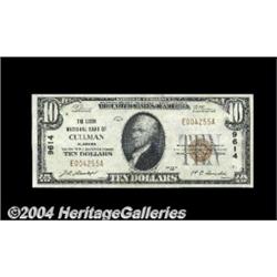 Cullman, AL - $10 1929 Ty. 1 The Leeth NB Ch.