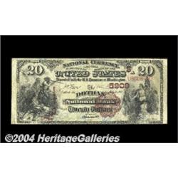 Dothan, AL - $20 1882 Brown Back Fr. 504 The