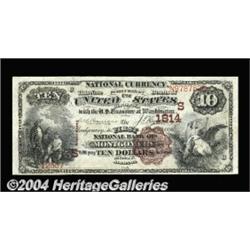 Montgomery, AL - $10 1882 Brown Back Fr. 484