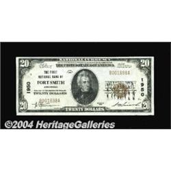 Fort Smith, AR - $20 1929 Ty. 1 The First NB