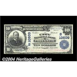 Fort Smith, AR - $10 1902 Plain Back Fr. 631