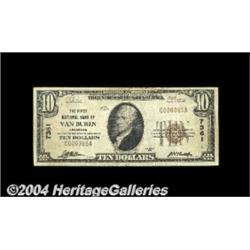 Van Buren, AR - $10 1929 Ty. 1 The First NB