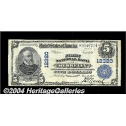 Berkeley, CA - $5 1902 Plain Back Fr. 609