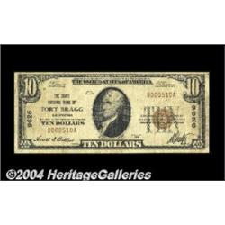 Fort Bragg, CA - $10 1929 Ty. 1 The Coast NB