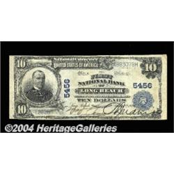 Long Beach, CA - $10 1902 Plain Back Fr. 633