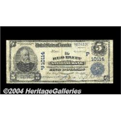 Red Bluff, CA - $5 1902 Plain Back Fr. 602 The