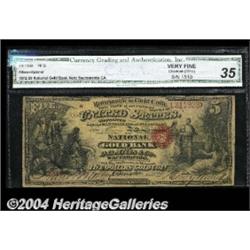 Sacramento, CA - $5 Original National Gold