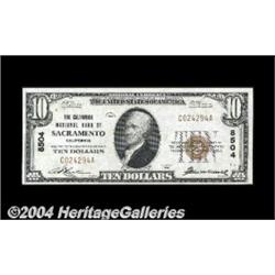 Sacramento, CA - $10 1929 Ty. 1 The California