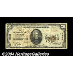 Salinas, CA - $20 1929 Ty. 2 The Salinas NB