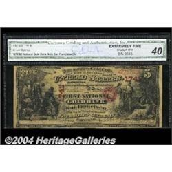 San Francisco, CA - $5 Original National Gold