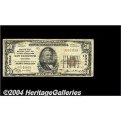 San Francisco, CA - $50 1929 Ty. 1 Bank of