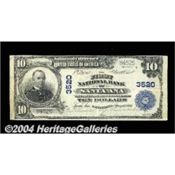 Santa Ana, CA - $10 1902 Plain Back Fr. 625