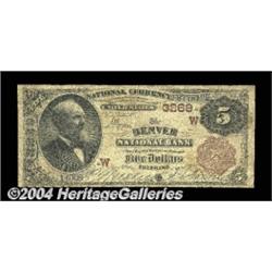 Denver, CO - $5 1882 Brown Back Fr. 467 The