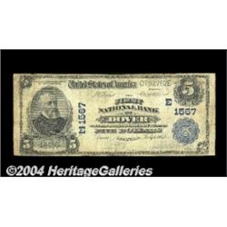 Dover, DE - $5 1902 Plain Back Fr. 599 The