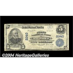 Milford, DE - $5 1902 Plain Back Fr. 606 The