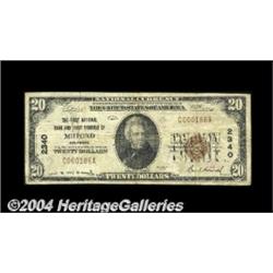 Milford, DE - $20 1929 Ty. 1 The First NB & TC