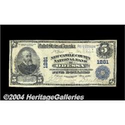 Odessa, DE - $5 1902 Plain Back Fr. 598 The