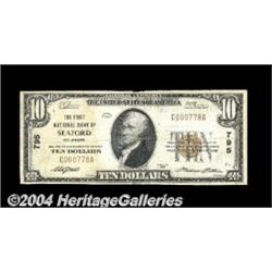 Seaford, DE - $10 1929 Ty. 1 The First NB Ch.