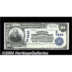 District of Columbia, DC - $10 1902 Plain Back