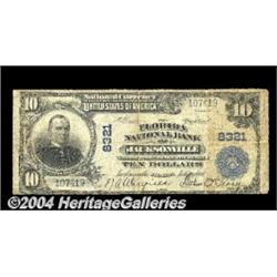 Jacksonville, FL - $10 1902 Plain Back Fr. 626