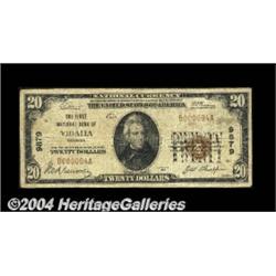 Vidalia, GA - $20 1929 Ty. 1 The First NB Ch.
