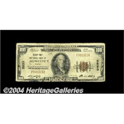 Honolulu, HI - $100 1929 Ty. 1 Bishop First NB