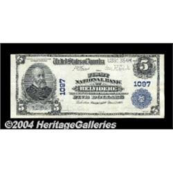 Belvidere, IL - $5 1902 Plain Back Fr. 598 The