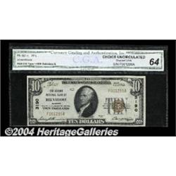 Belvidere, IL - $10 1929 Ty. 1 The Second NB