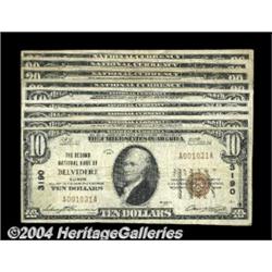 Belvidere, IL - $10 1929 Ty. 1 The Second NB