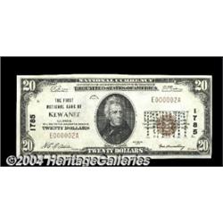 Kewanee, IL - $20 1929 Ty. 1 The First NB Ch.