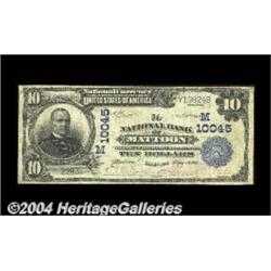 Mattoon, IL - $10 1902 Plain Back Fr. 627 The