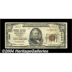 Peoria $50 National & Wartime $20 Emergency