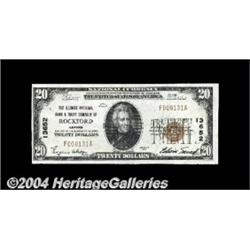 Rockford, IL - $20 1929 Ty. 1 The Illinois NB