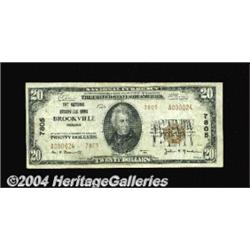 Brookville, IN - $20 1929 Ty. 2 The National