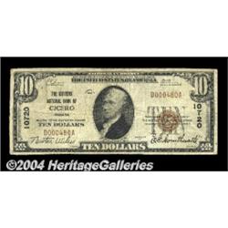 Cicero, IN - $10 1929 Ty. 1 The Citizens NB