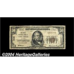 Columbus, IN - $50 1929 Ty. 1 The First NB Ch.