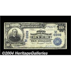 Dyer, IN - $10 1902 Plain Back Fr. 624 The