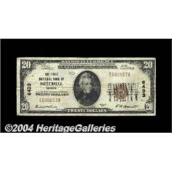 Mitchell, IN - $20 1929 Ty. 1 The First NB Ch.