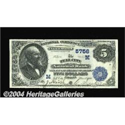 Tell City, IN - $5 1882 Value Back Fr. 574 The