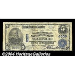 Wabash, IN - $5 1902 Plain Back Fr. 598 The