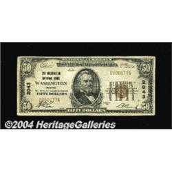 Washington, IN - $50 1929 Ty. 1 The Washington