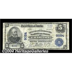 Chariton, IA - $5 1902 Plain Back Fr. 600 The