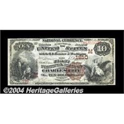 Charles City, IA - $10 1882 Brown Back Fr. 484